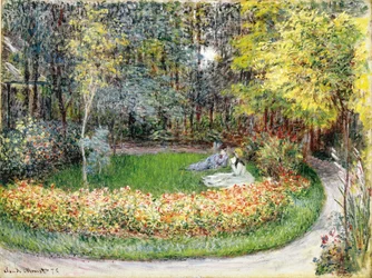 Dans le jardin, 1875