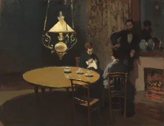 Intérieur, après le dîner