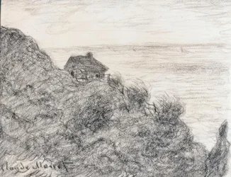 La cabane des douaniers près de Pourville
