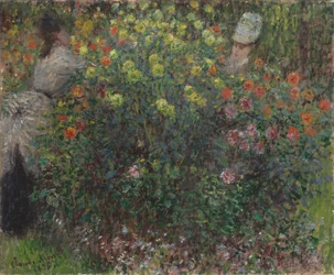 Dames dans les fleurs, 1875