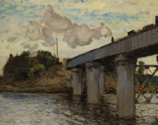 Le Pont du chemin de fer à Argenteuil