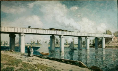 Le Pont du chemin de fer à Argenteuil