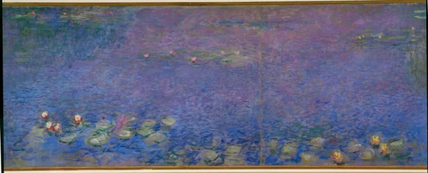 Les Nympheas : matin (huile sur toile)