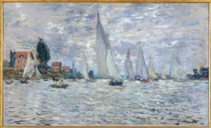 Les barques. Régates à Argenteuil