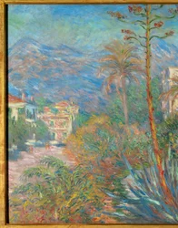 Les villas a Bordighera,1884 (huile sur toile)