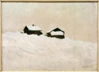 Maisons dans la neige, Norvège