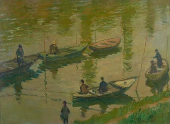 Pêcheurs sur la Seine à Poissy, 1882