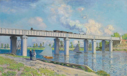Pont ferroviaire à Argenteuil, 1873
