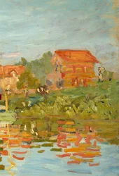 Régates à Argenteuil (détail)