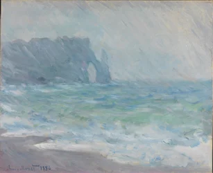 Regnvær, Étretat