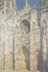Cathédrale de Rouen en plein soleil : Harmonie en bleu et or, 1894
