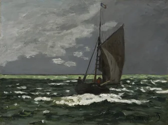 Paysage marin, tempête