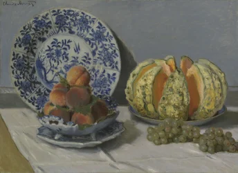Nature morte au melon