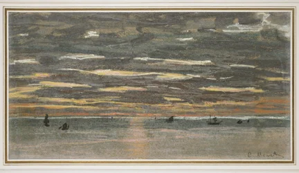 Coucher de soleil en mer, 1865-1870