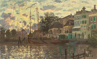 Le barrage à Zaandam, soir, 1871