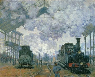 La Gare Saint-Lazare : Arrivée d