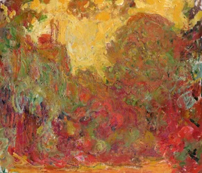 La maison vue du jardin de roses, 1922-24