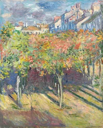 Les tilleuls à Poissy, 1882