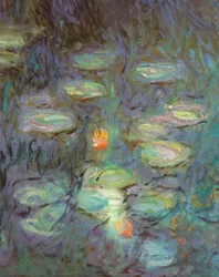 Les Nymphéas : Matin (détail)