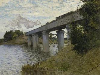 Le pont du chemin de fer à Argenteuil