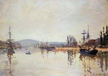 La Seine en aval de Rouen