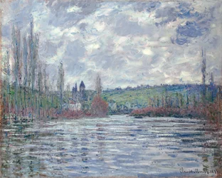 La Seine en crue à Vétheuil