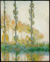 Les trois arbres, automne, 1891