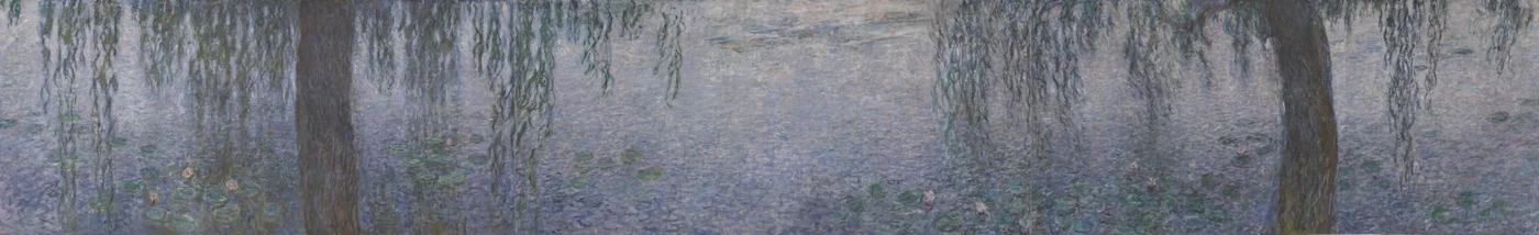 Les Nymphéas - Matin clair avec saules