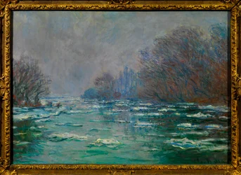 Le débat près de Vétheuil Peinture de Claude Monet (vers 1880)