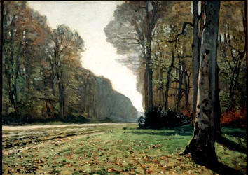Le pavé de Chailly (Fontainebleau), vers 1865