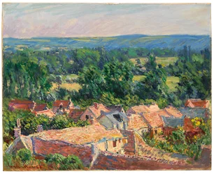 Vue du village de Giverny, 1886