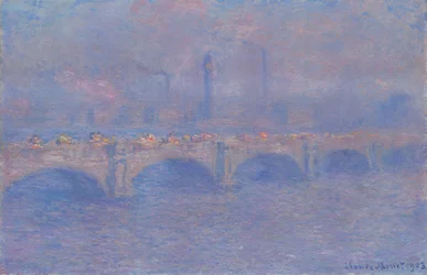 Pont de Waterloo, effet de soleil