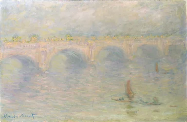 Pont de Waterloo, effet de soleil, 1899-1901