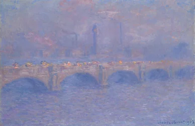 Pont de Waterloo, effet de soleil