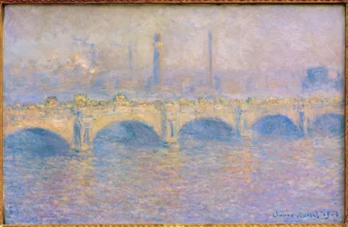 Pont de Waterloo, effet de soleil