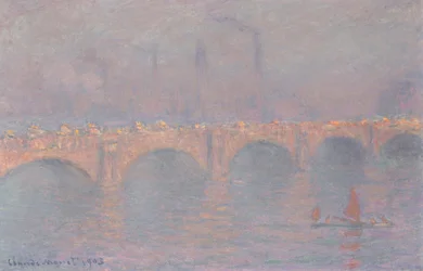 Pont de Waterloo, soleil voilé