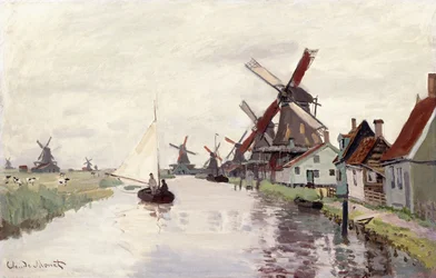 Moulin à vent en Hollande, 1871