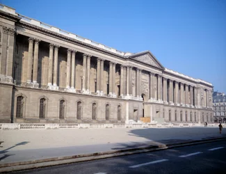 Vue du Palais du Louvre et des colonnades