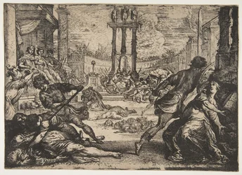 Un massacre par le triumvirat, vers 1624