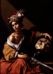 David avec la tête de Goliath
