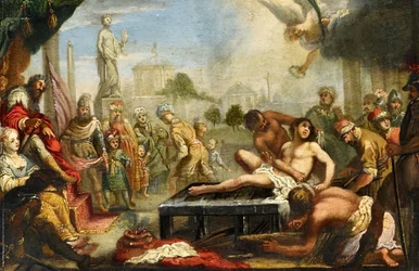 Le martyre de saint Laurent