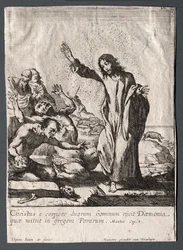 Les miracles de Jésus-Christ : Christ délivrant le possédé