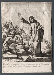 Les Miracles de Jésus-Christ : Christ délivrant le possédé
