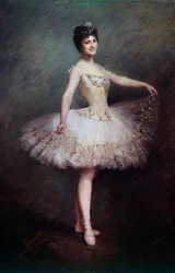 Portrait de Carlotta Zambelli (1875-1968), danseuse et pédagogue italienne