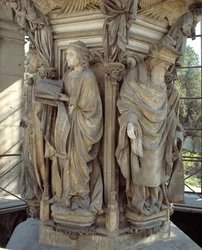 Jérémie et Zacharie. La base du Puits de Moïse (sculpture)