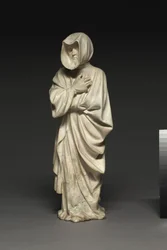 Deux Pleureurs du Tombeau de Philippe le Hardi, Duc de Bourgogne, 1404-10