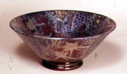 Bol avec décoration lustre, 1890