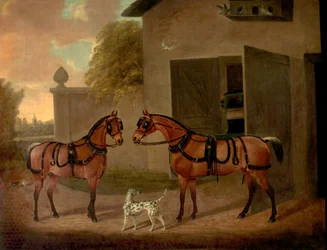 Carrosses, chevaux et chiens