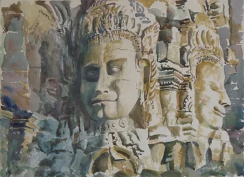 Le Bayon : Aube - Bonté aimante et équanimité, 2000 (aquarelle)