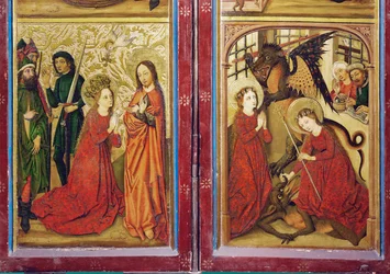La légende de sainte Marguerite, autel du couvent de Sainte-Madeleine à Strasbourg